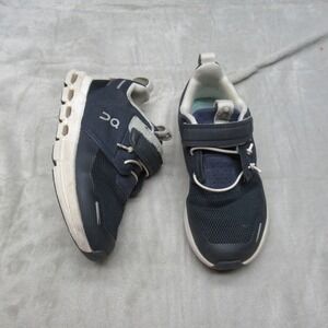 On Cloud Play Kids Sneakers 11K Blue Hook Loop Lightweight Running Athletic